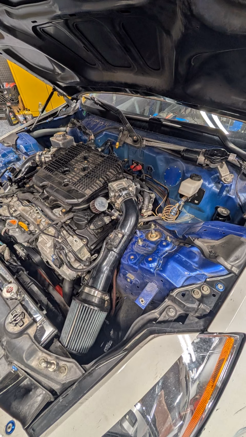 HR-swapped engine in the 2003 Nissan 350Z
